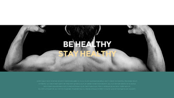 운동 프레젠테이션 PowerPoint 템플릿 디자인_29