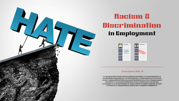 对种族主义说不 简单的PowerPoint模板设计_07