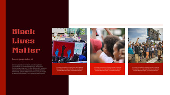 对种族主义说不 简单的PowerPoint模板设计_24