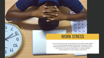 Stress au travail Modèles de diapositives Google_16