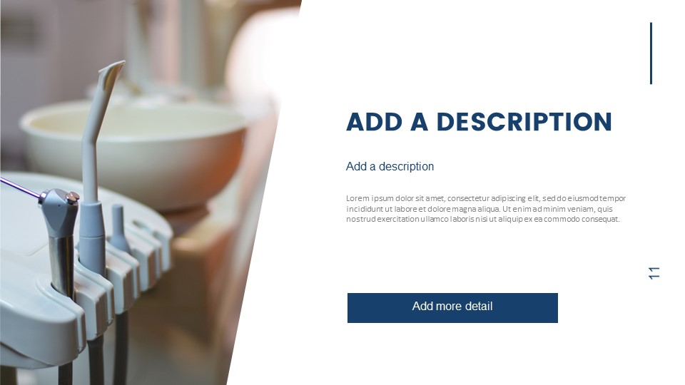 Modern Dental Clinic Google Slides Template Design|Medical