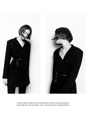 Fashion Brand Vertical Lookbook Best Business PowerPoint Templates_07