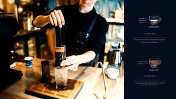 High end coffee shop Simple Presentation Google Slides Template_07