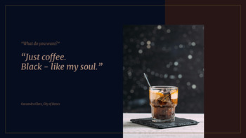 High end coffee shop Simple Presentation Google Slides Template_13