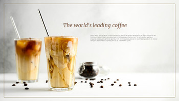 High end coffee shop Simple Presentation Google Slides Template_23