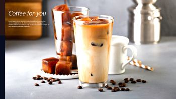 高級コーヒーショップ テーマパワーポイント_12