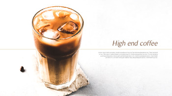 高級コーヒーショップ テーマパワーポイント_19