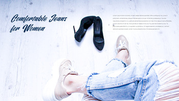 蓝色牛仔裤 介绍PPT._12