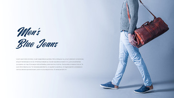 蓝色牛仔裤 介绍PPT._21
