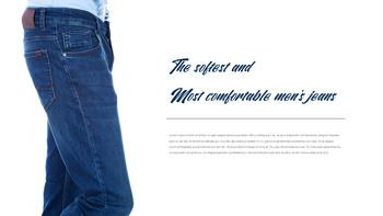 蓝色牛仔裤 介绍PPT._25