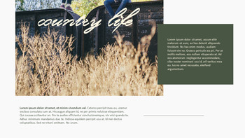 乡村生活 最佳PowerPoint演示文稿模板_06