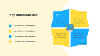 Pitch Deck con layout piatto Modello semplice della presentazione di Google Slifts_04