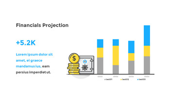 Pitch Deck con layout piatto Modello semplice della presentazione di Google Slifts_11