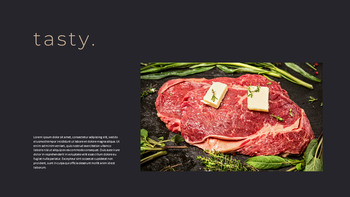 고기와 연어 전문점 비즈니스 PPT_09