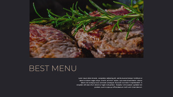 Meat & Salmon Restaurant Google Presentation Slides_25