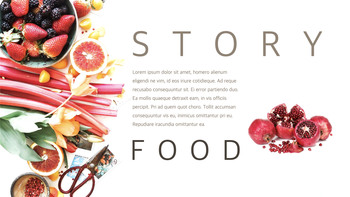 Cibo naturale Tema Keynote Design_06