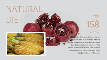 Cibo naturale Tema Keynote Design_07