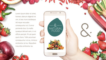 Cibo naturale Tema Keynote Design_20