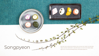 Chuseok, Día de Acción de Gracias de Corea Diseño de diapositivas simple_05