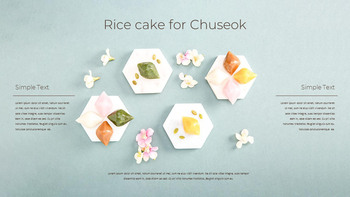 Chuseok, koreanischer Erntedankfest Einfaches Folien-Design_21