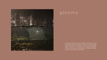 忧郁的秋天 PowerPoint Design下载_09