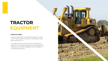 Heavy Equipment Google Slides Template Design