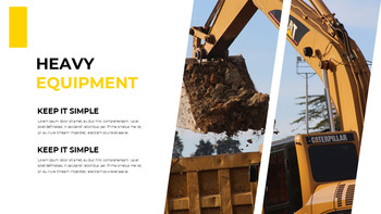 Heavy Equipment Google Slides Template Design