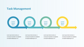 Deck de fond de vague simple Conception de diagrammes de modèles de diapositives Google_10