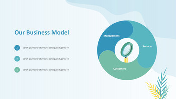 간단한 파도 배경 피치덱 파워포인트 포맷_07