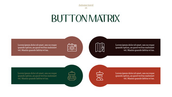 가을 여행 심플한 파워포인트 템플릿 디자인_26