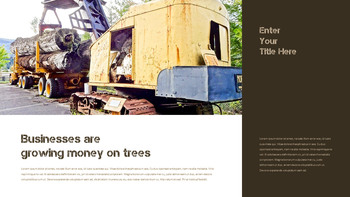 林业事业 PowerPoint背景_05