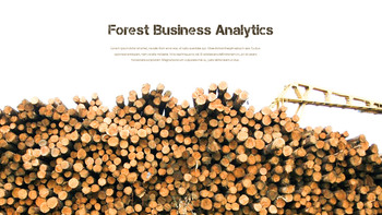 林业事业 PowerPoint背景_08