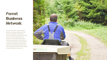 林业事业 PowerPoint背景_14