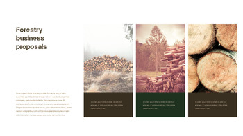 林业事业 PowerPoint背景_17