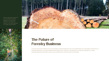 林业事业 PowerPoint背景_27