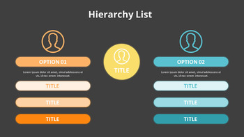 Differences List Example Two Type of Comparison List Diagram