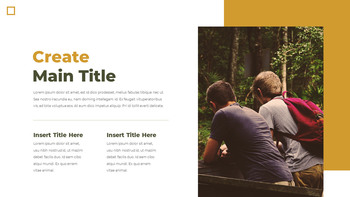 가을 하이킹 우아한 ppt 템플릿_09