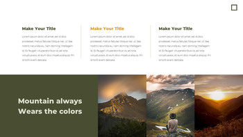 가을 하이킹 우아한 ppt 템플릿_10