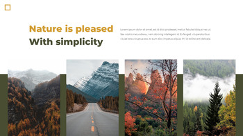 가을 하이킹 우아한 ppt 템플릿_14