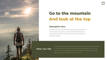 가을 하이킹 우아한 ppt 템플릿_15