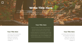 가을 하이킹 우아한 ppt 템플릿_21