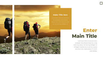 가을 하이킹 우아한 ppt 템플릿_26