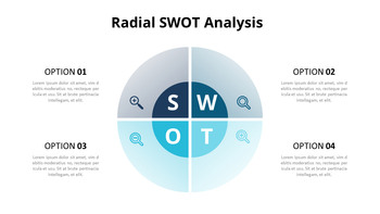 Kreis SWOT-Analysediagramm Animierte Folien_04
