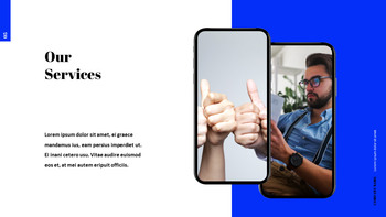 Modèle de deck de couleur simple Conception de modèles de présentation PowerPoint_06