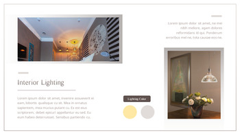 室内照明 テーマパワーポイント_16