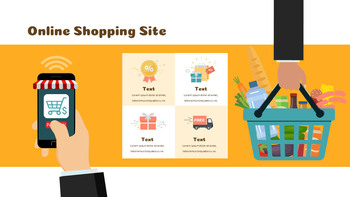 Online Shopping powerpoint themes_04