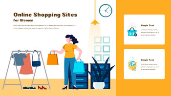 Online Shopping powerpoint themes_06