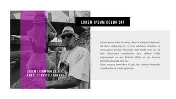 时髦的生活方式 演示模板设计_14