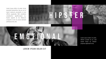 时髦的生活方式 演示模板设计_15