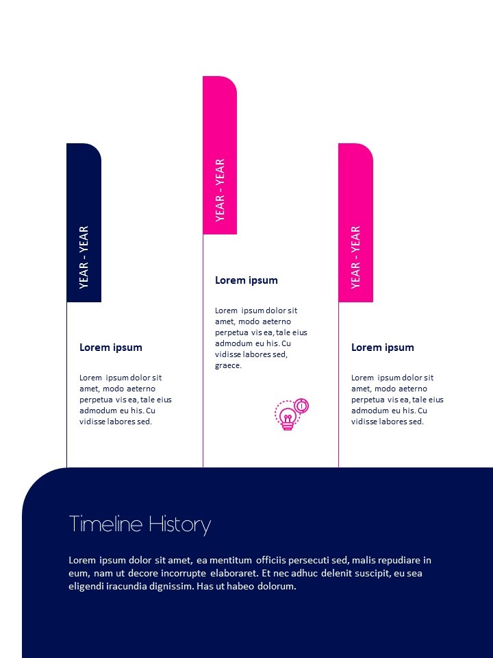 Modello di relazione annuale aziendale rosa Modelli di PowerPoint Design_07